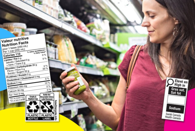 Étiquettes alimentaires préparées 49 x 74 mm – Texte rouge amovible –  Utilisation par étiquettes alimentaires – Rouleau de rotation des aliments  –
